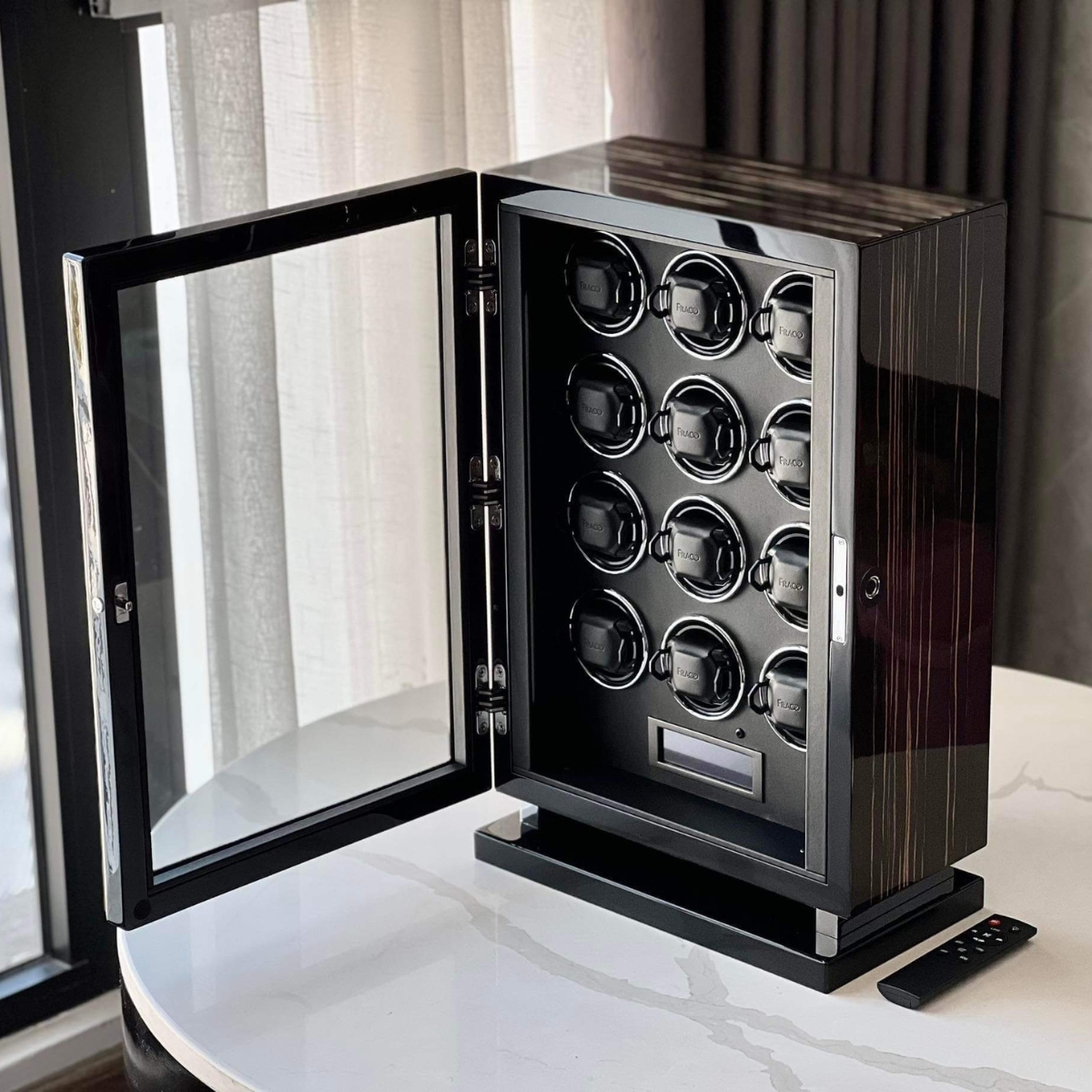 Hộp Xoay Đồng Hồ Fraco ZL120 Wood Hộp Xoay Đồng Hồ Fraco ZL120 Wood - Image 1